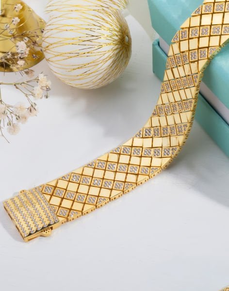 Taşlı ve Parlak Atlamalı Özel Tasarım Gümüş Bileklik