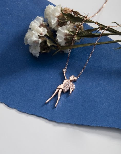 Su Perisi Gümüş Kolye