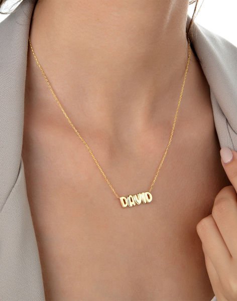 Solid Bubble İsimli Kolye Forse Zincir