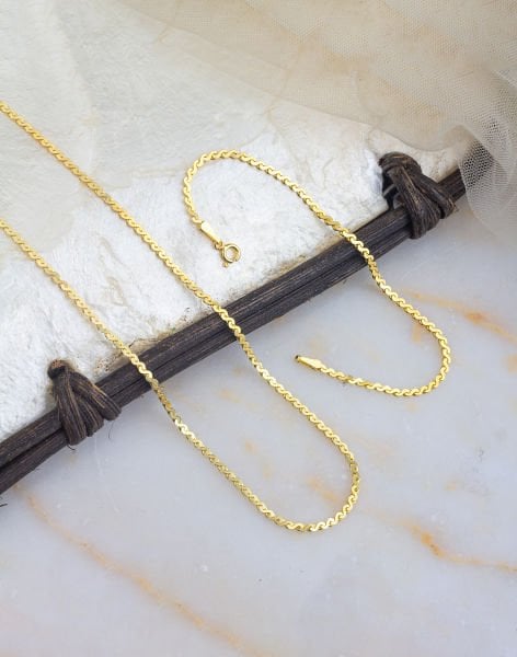 925 Ayar Zarif Halat Modeli Gümüş Zincir Kolye ve Bileklik Kombin