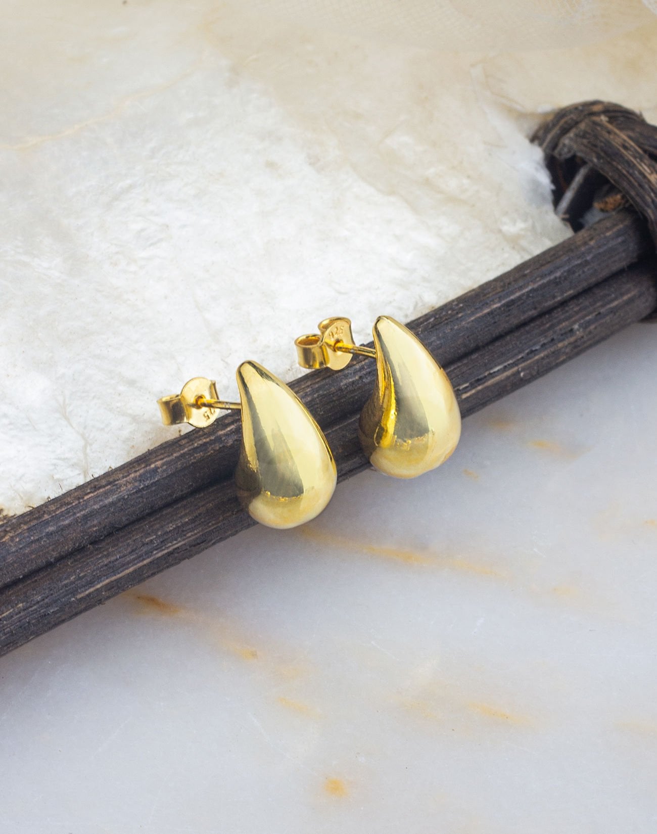 925 Ayar Gümüş Balon Bombeli Küpe