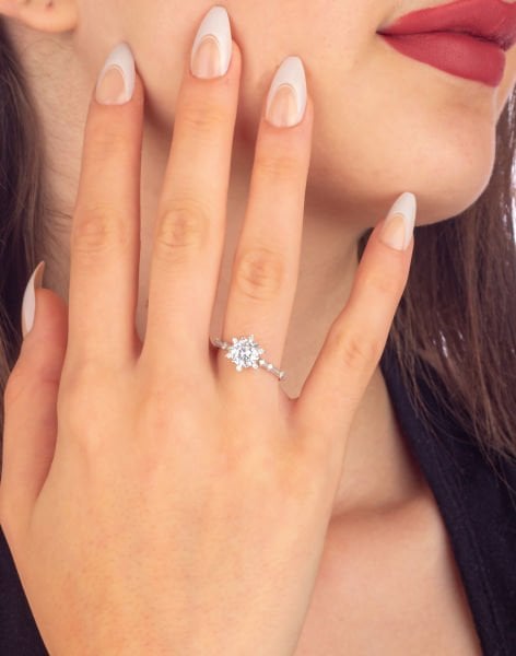 925 Ayar Lotus Çiçeği Gümüş Yüzük