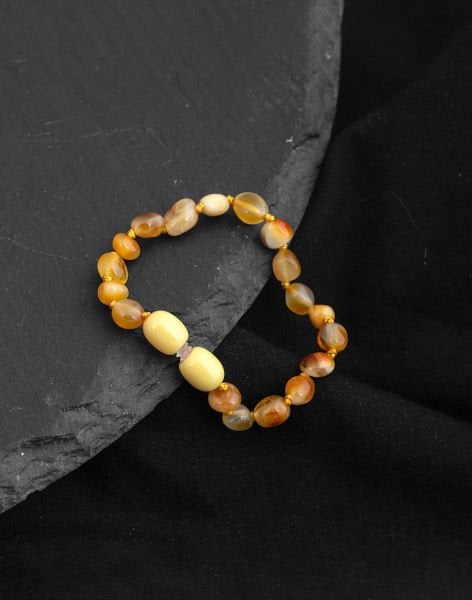 Kehribar Bebek Bilekliği