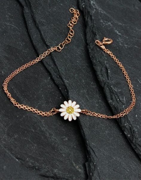 Gümüş Papatya Bileklik