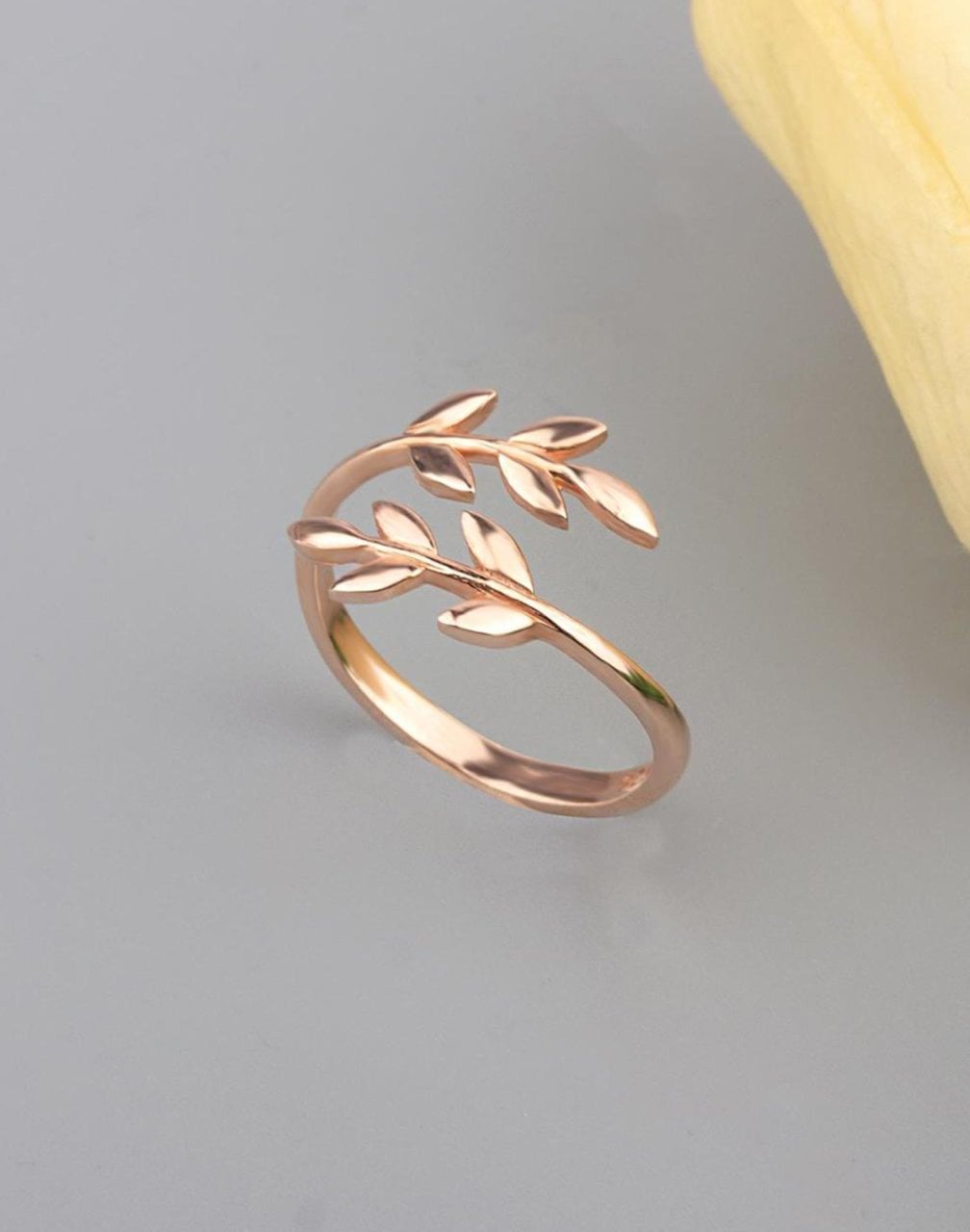 Barışın Sembolü Gümüş Zeytin Dalı Yüzük