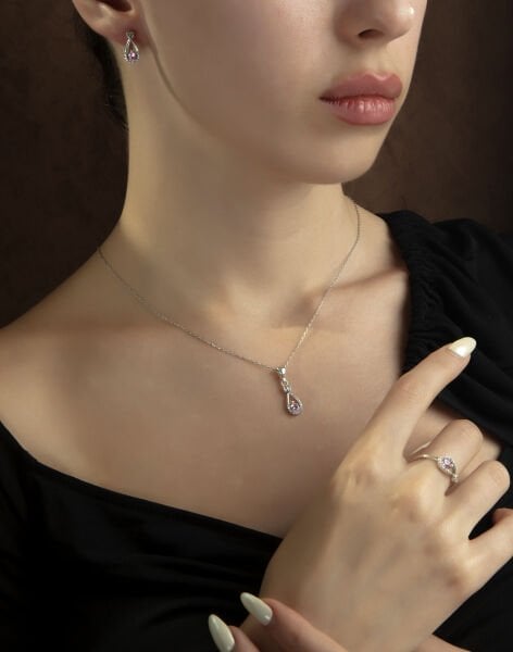 Sultanın Göz Yaşı Gümüş Takı Seti