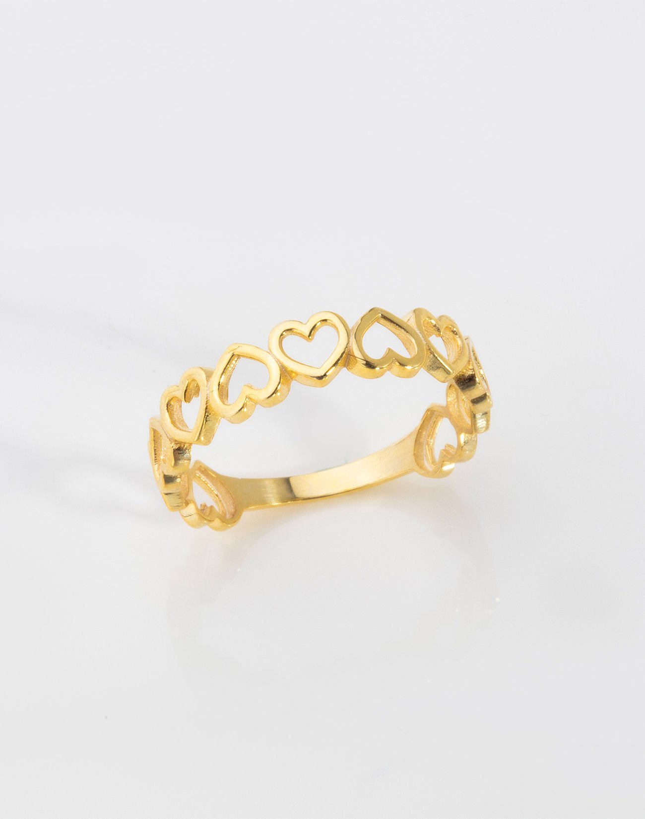 Aşk Sarmalı Özel Tasarım Gümüş Yüzük 15 - 14 Ayar Altın Kaplama