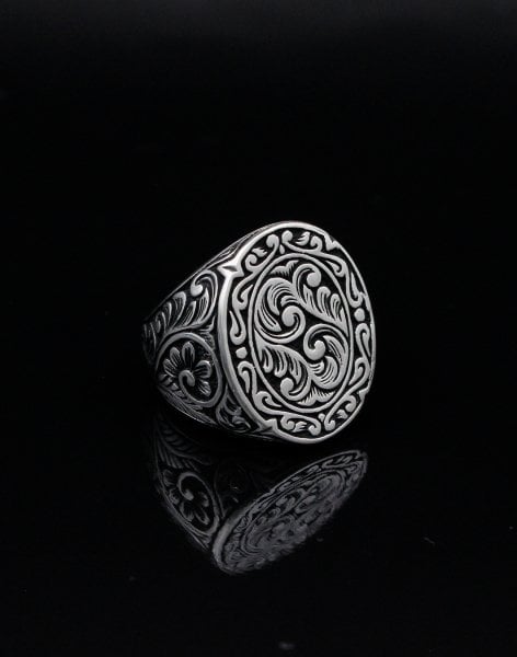 Hiçlik Ateşi Gümüş Erkek Yüzük