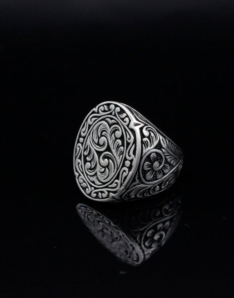 Hiçlik Ateşi Gümüş Erkek Yüzük