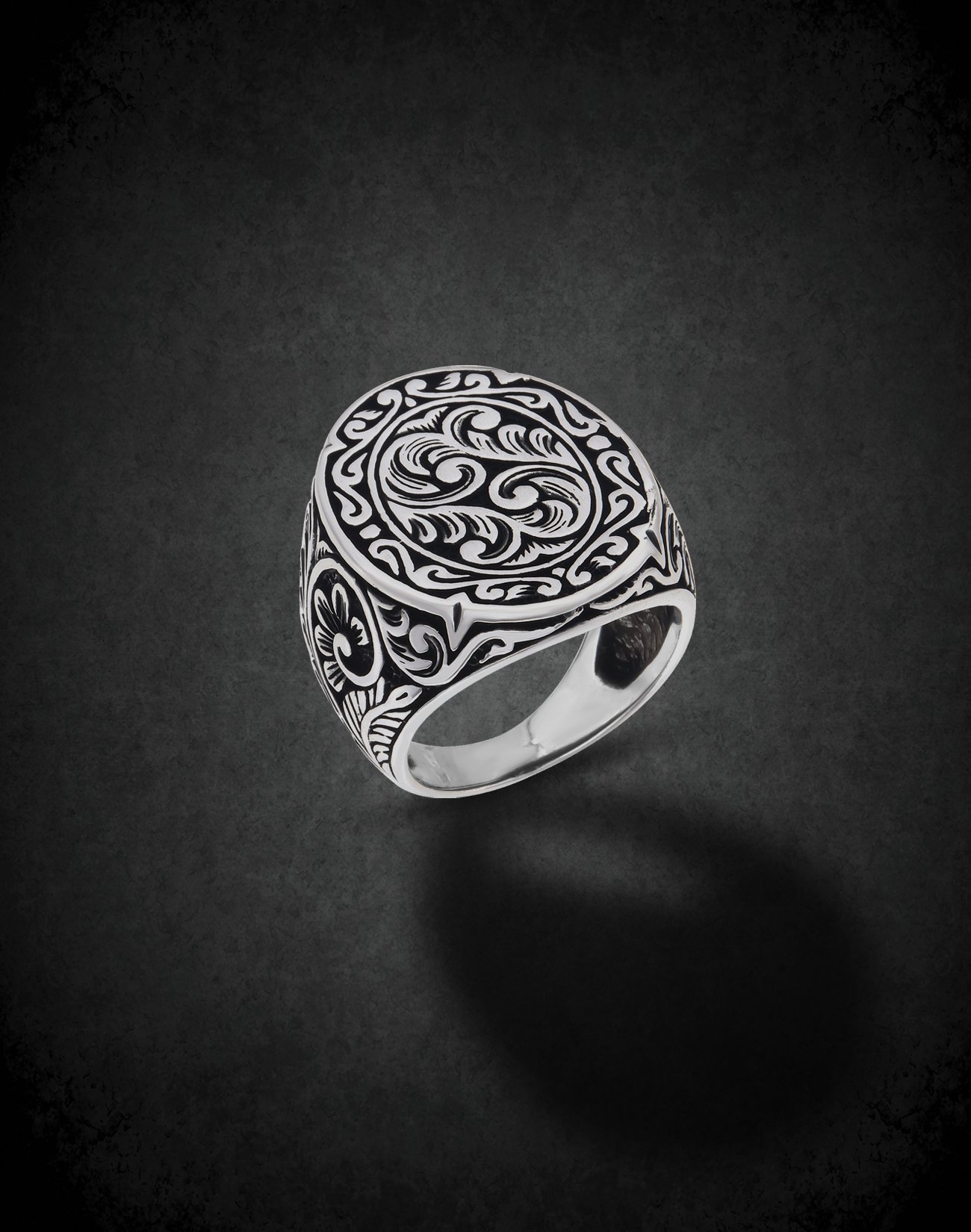 Hiçlik Ateşi Gümüş Erkek Yüzük