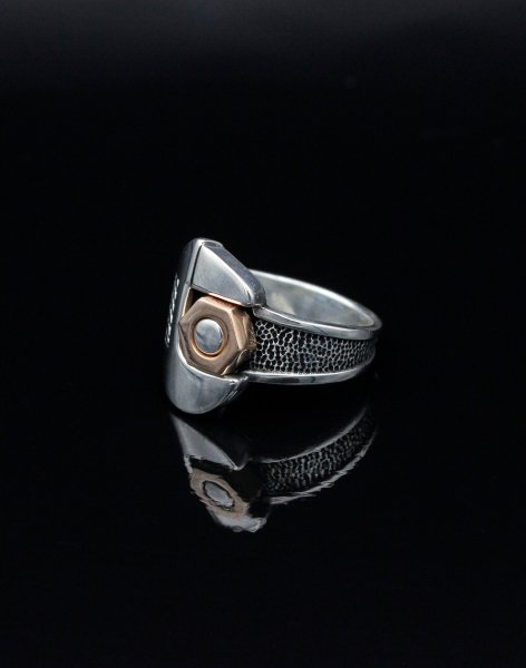 İngiliz Anahtarı Gümüş Erkek Yüzüğü