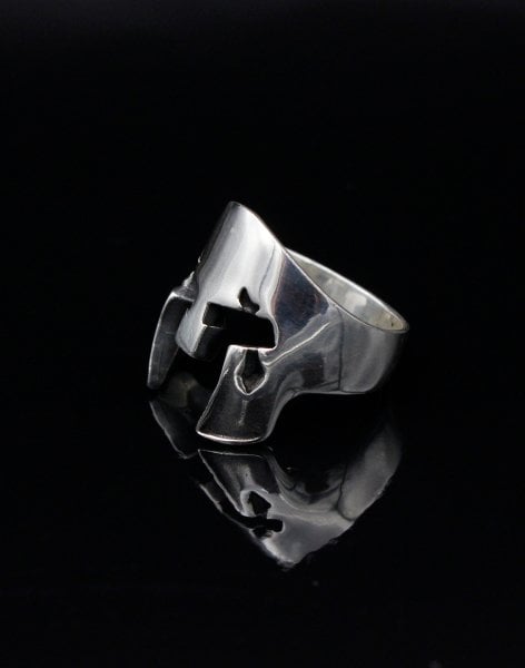 Miğfer Gümüş Erkek Yüzüğü