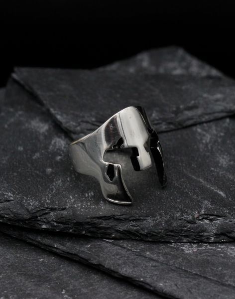 Miğfer Gümüş Erkek Yüzüğü