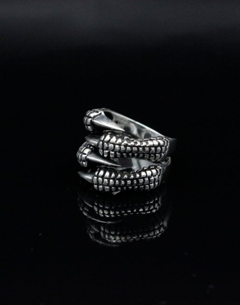 Kartal Pençesi Gümüş Erkek Yüzüğü