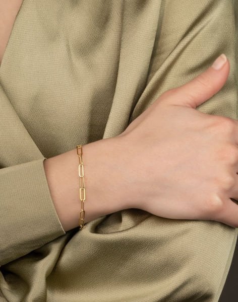 925 Ayar Gümüş Ataç Zincir Kolye Bileklik Kombin