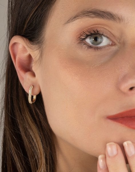 925 Ayar Gümüş Tam Tur Modeli Yüzük ve Küpe Kombin