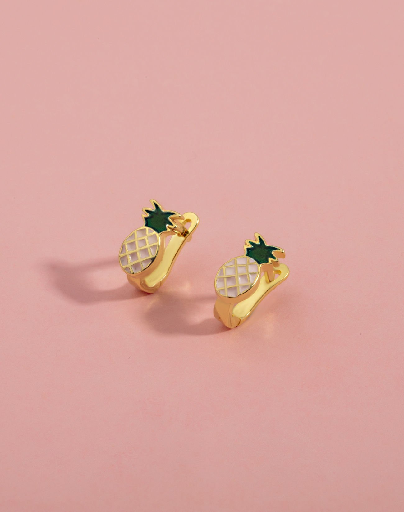 925 Ayar Gümüş Ananas Çocuk Küpesi