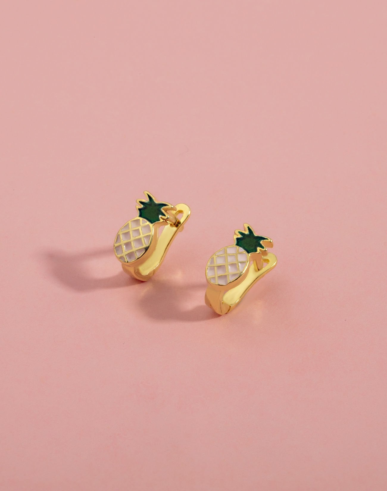 925 Ayar Gümüş Ananas Çocuk Küpesi