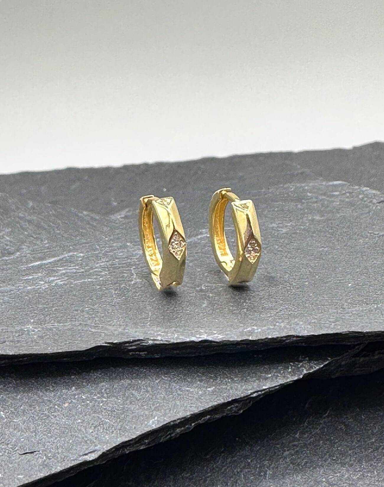 Elegance Halka Gümüş Küpe