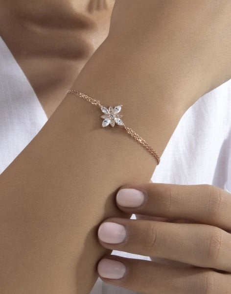 Umut Çiçeği Gümüş Bileklik