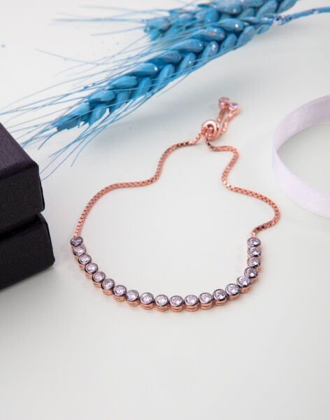 Elmas Montürü Sıvama Taşlı Su Yolu Asansörlü Bileklik