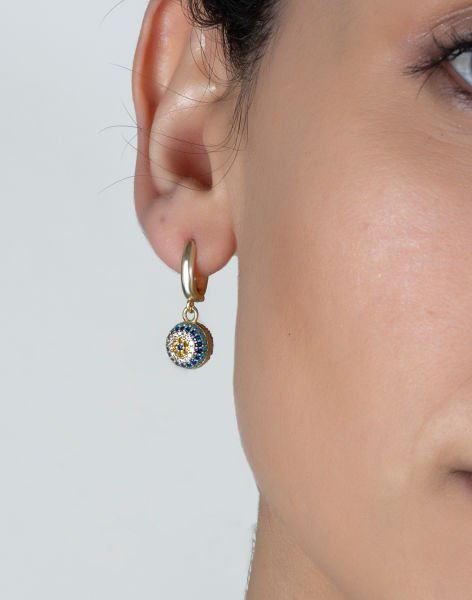 925 Ayar Gümüş Nazar Küpe