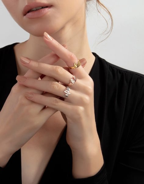 Kişiye Özel Zarif Gümüş Yüzük