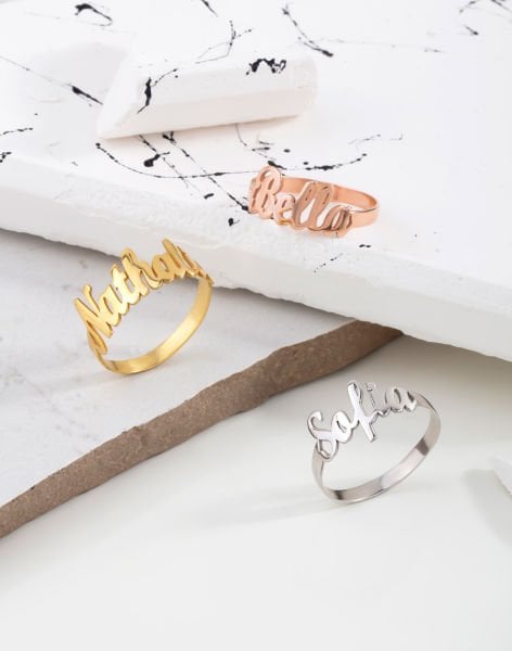 Kişiye Özel Zarif Gümüş Yüzük