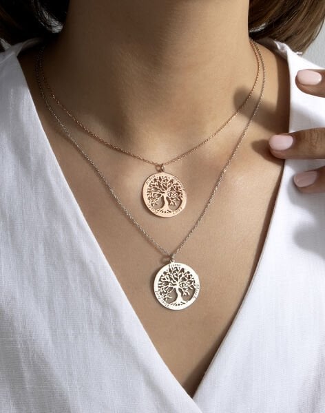 İsimli Gümüş Soy Ağacı Kolye