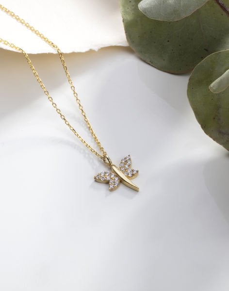 Tiny Gümüş Yusufçuk Kolye