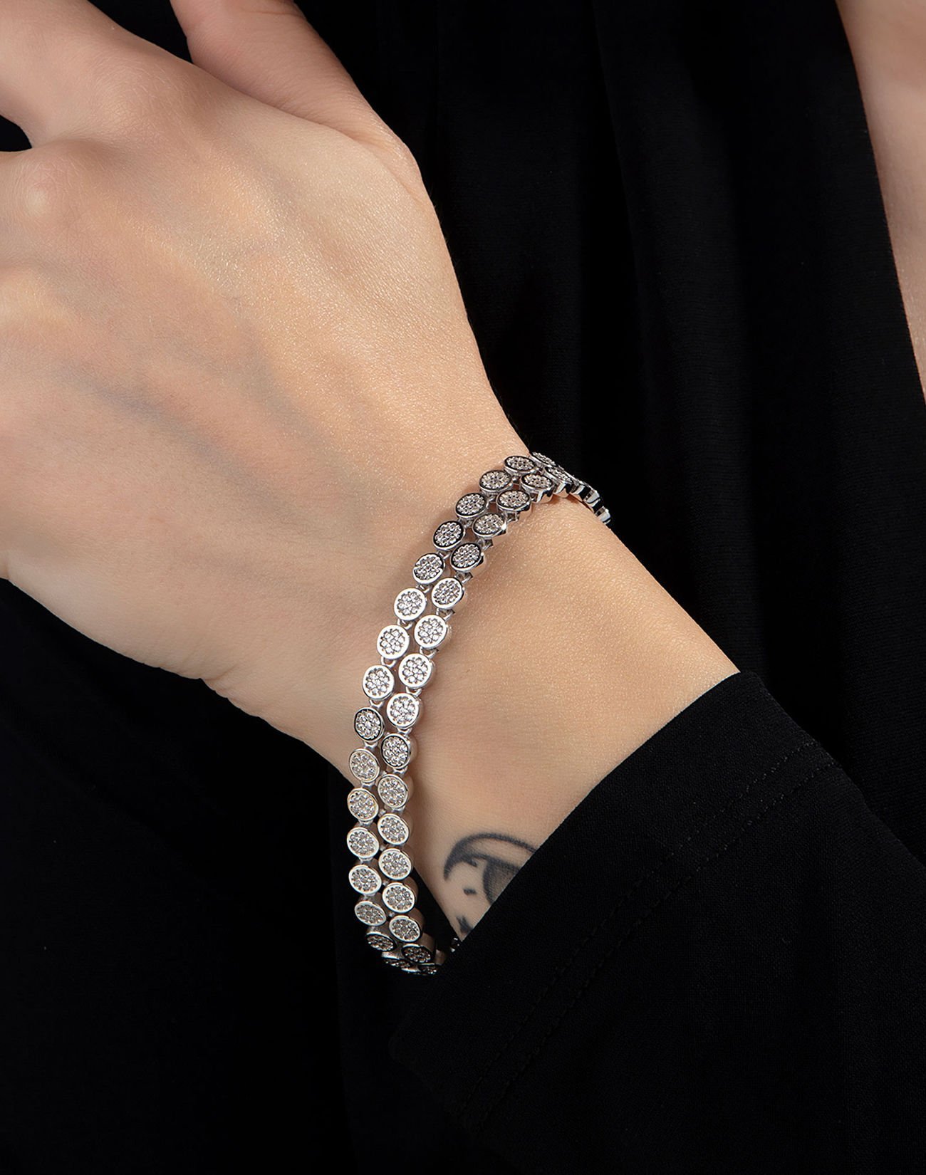 Su Yolu Özel Tasarım Kutu kilit Gümüş Bileklik