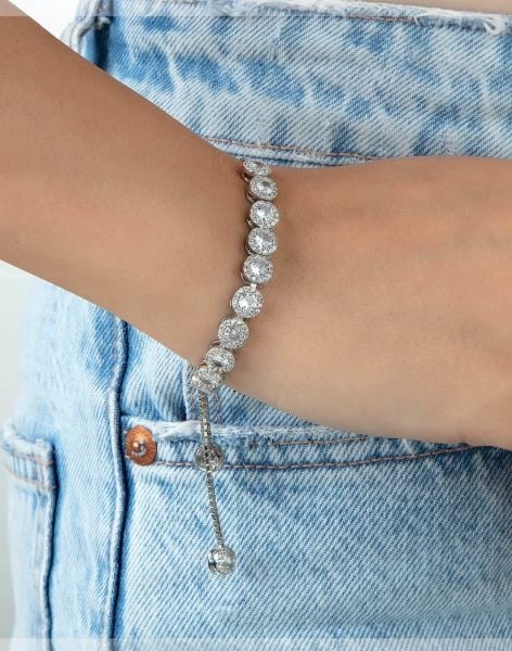 Asansörlü Gümüş Bileklik