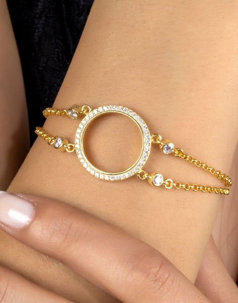 925 Ayar Gümüş Çeyreklik Bileklik