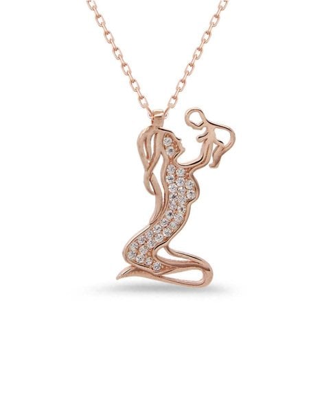 Ana Kucağı Gümüş Kolye