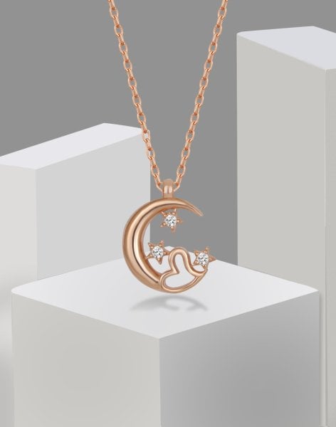 925 Ayar Gümüş Sonsuzluk Prensesi Kolye