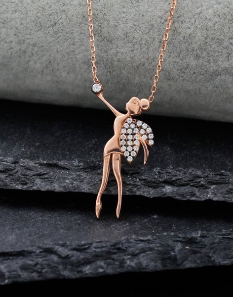 Su Perisi Gümüş Kolye