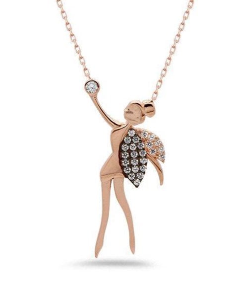 Su Perisi Gümüş Kolye