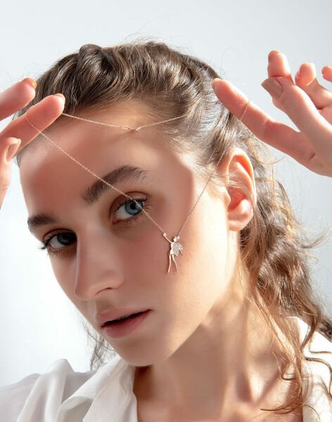 Su Perisi Gümüş Kolye