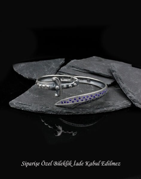 Zülfikar Kılıcı Gümüş Erkek Bilekliği