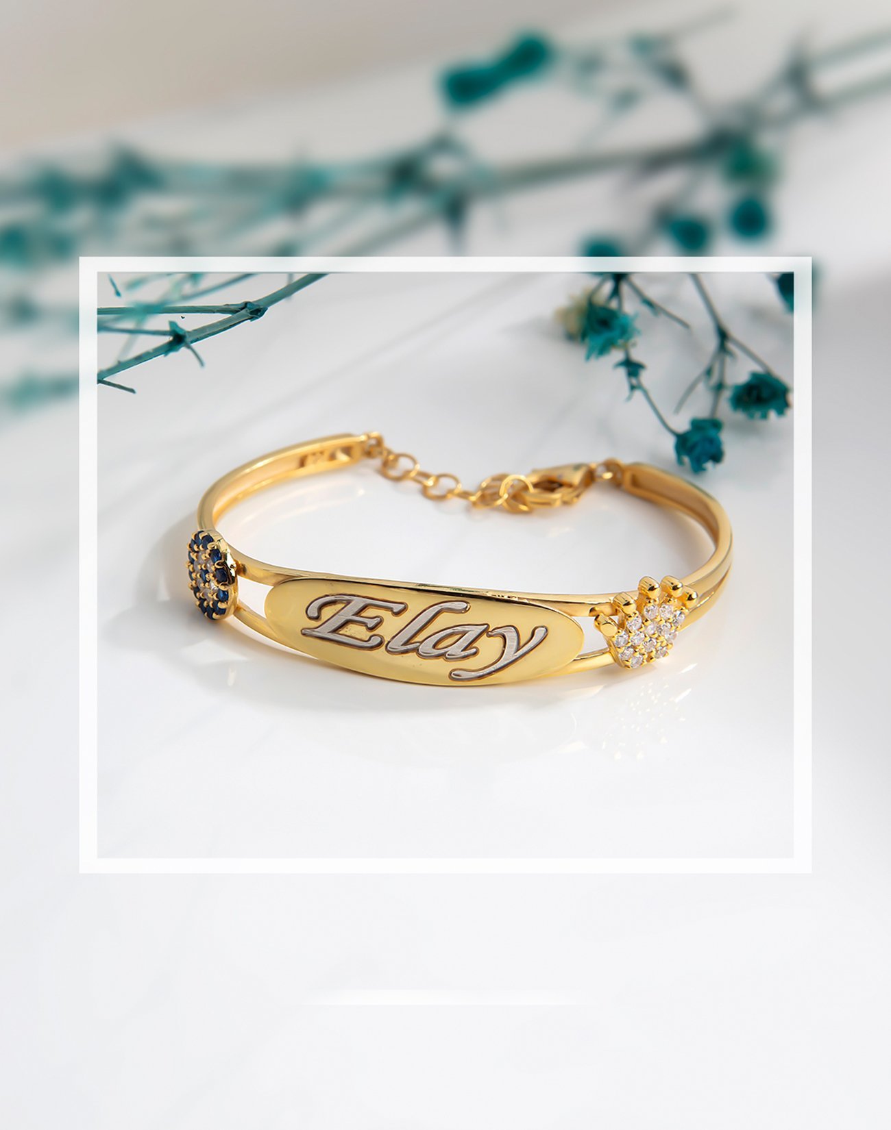 Kişiye Özel Nazarlı Çocuk Bilekliği