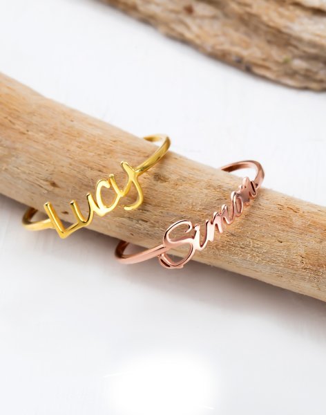 Kişiselleştirilebilir Gümüş Yüzük