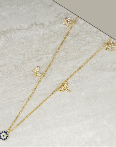 925 Ayar Gümüş Şans Kolyesi