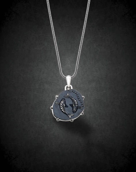 Balık Burcu Gümüş Kolye