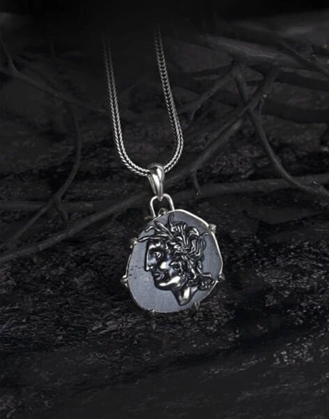 Başak Burcu Gümüş Kolye