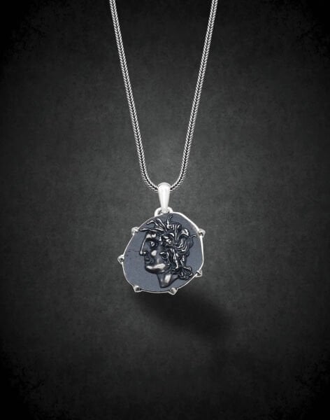 Başak Burcu Gümüş Kolye