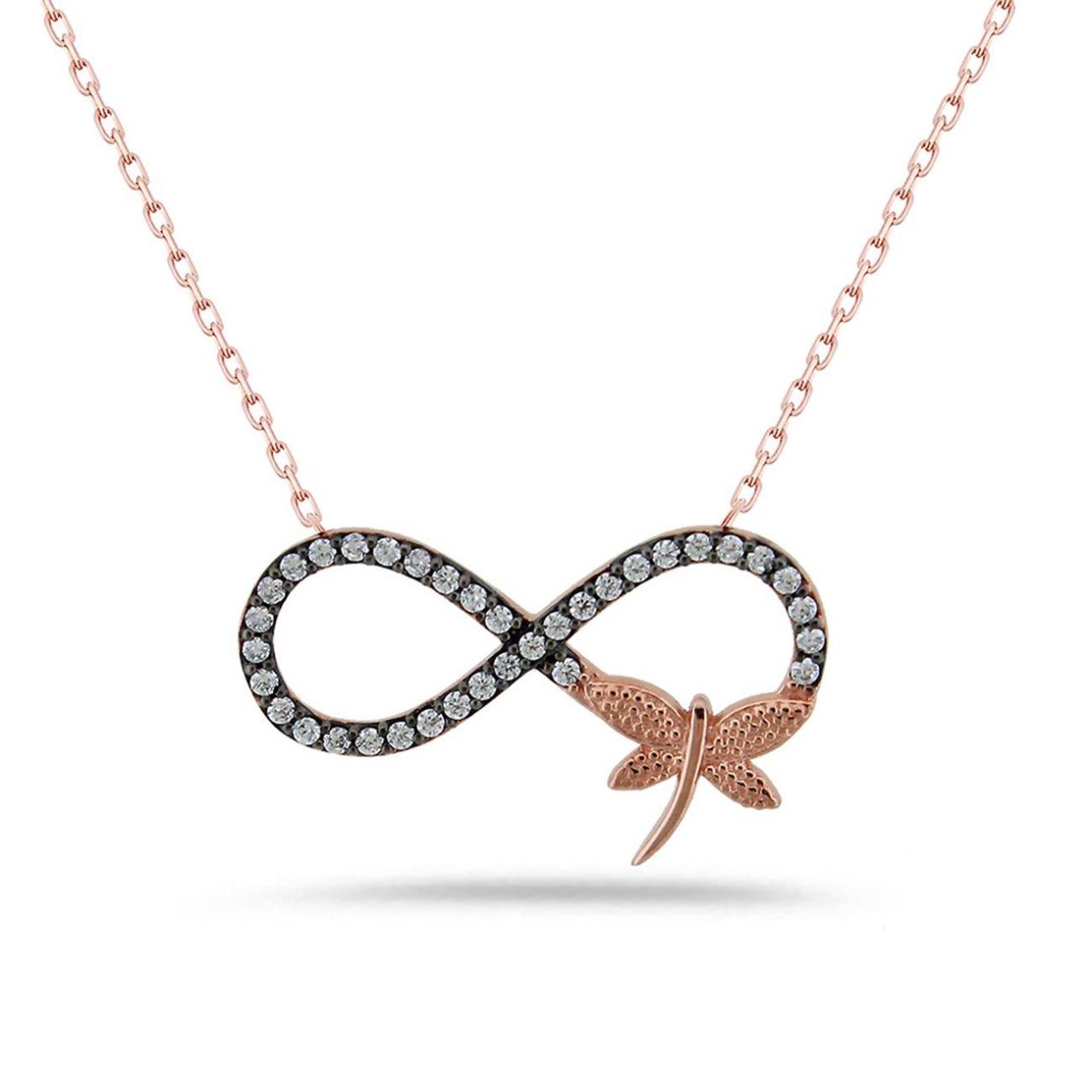 Yusufcuklu Sonsuzluk Gümüş Kolye