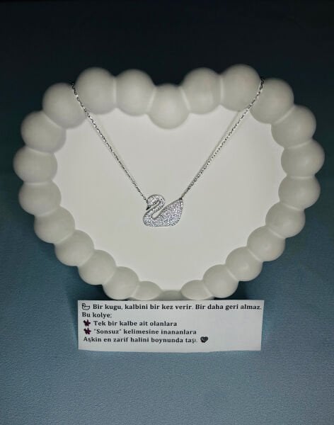 Kuğu Gümüş Kolye