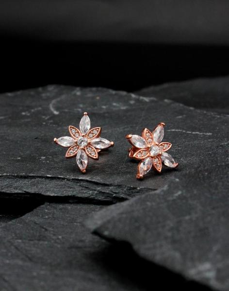 Gümüş Umut Çiçeği Küpe