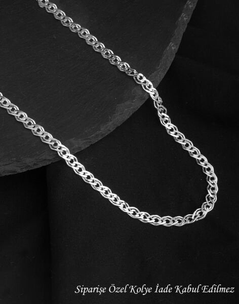 925 Ayar Rambo Gümüş Erkek Kolye