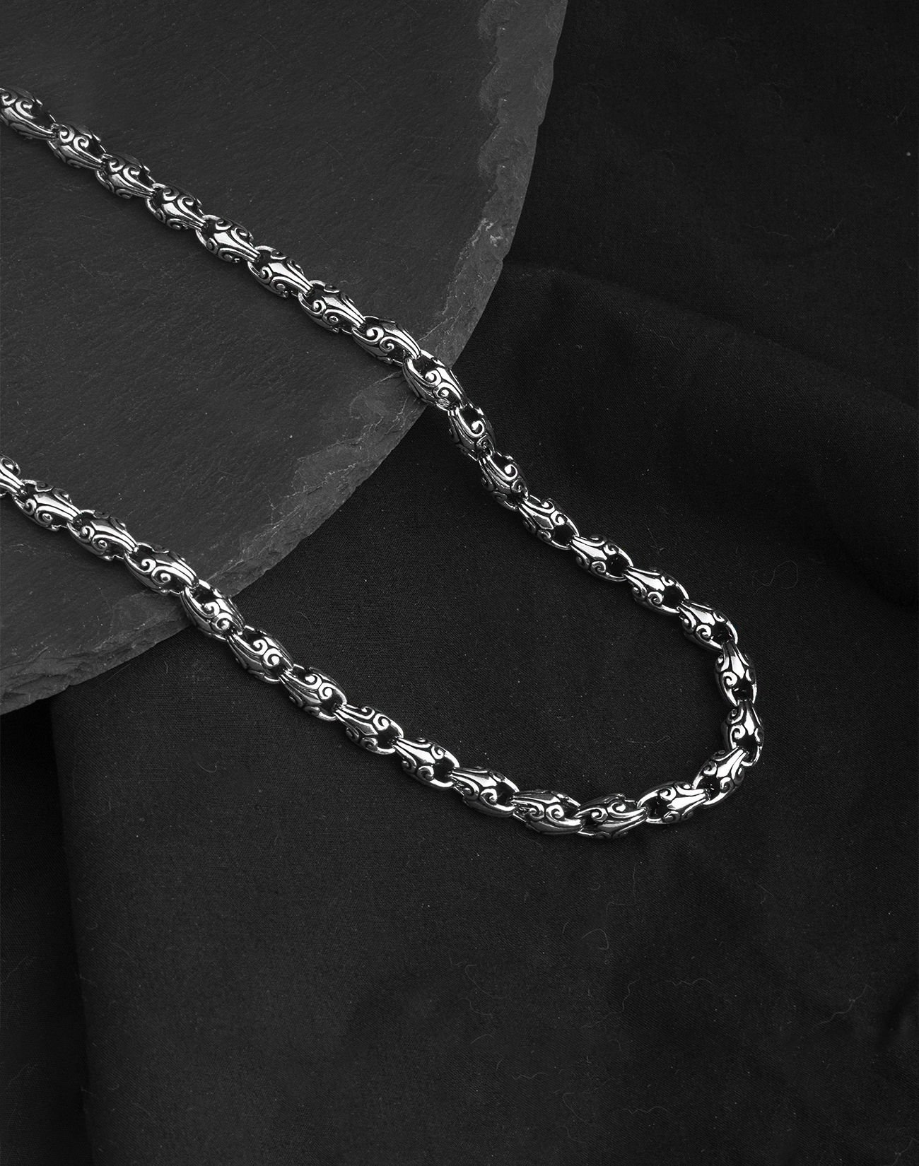 925 Ayar Ejderha Ateşi Gümüş Erkek Kolye